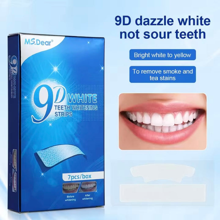 🔥 9D White Smile – Teeth Whitening Strips