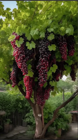 Giant Grape Tree Seeds: Thin-Skinned, Large, and Seedless 🍇🌿